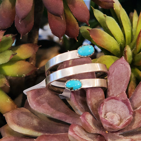 " Paz " Adjustable Turquoise Ring