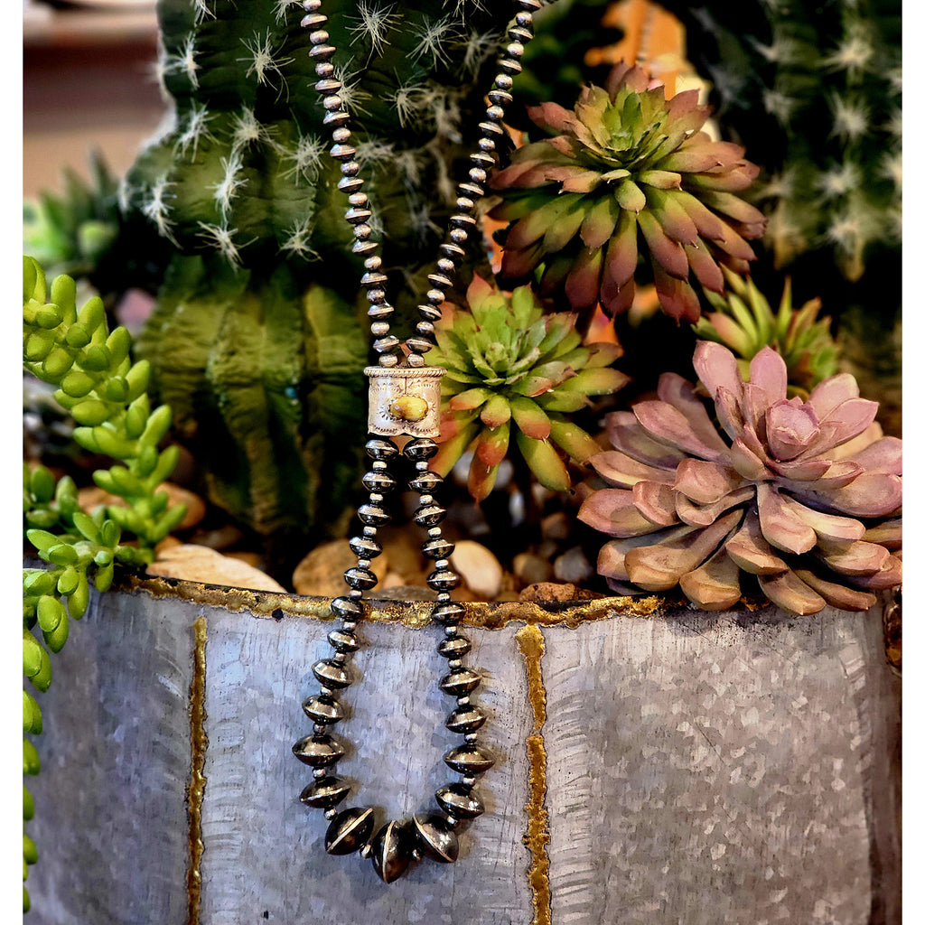 " Nala " Navajo Pearl Loop Necklace