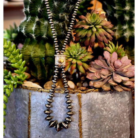 " Nala " Navajo Pearl Loop Necklace