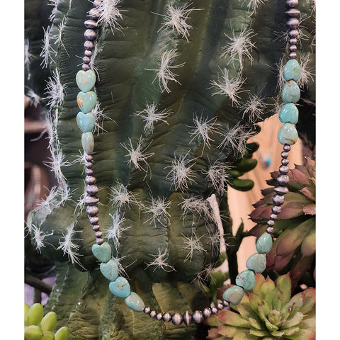 " Vanita " Cloud Mountain Turquoise Necklace