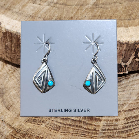 " Katie " Turquoise Dangles