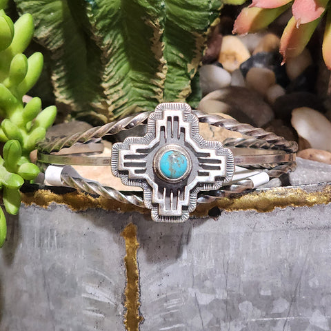 " Jayden " Turquoise Zia Cuff