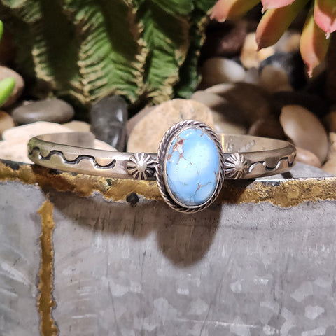 " Westlynn " Golden Hills Turquoise Cuff