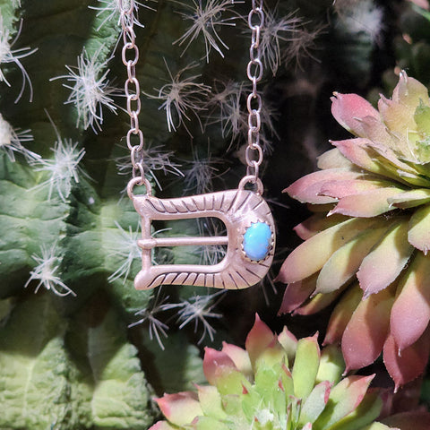 "Skylar" Golden Hills Buckle Necklace
