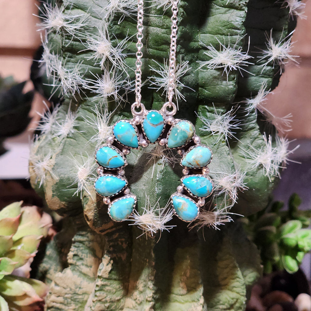 " Freida " Turquoise Naja Necklace