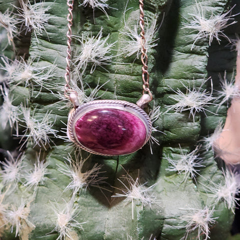 " Viola " Purple Spiney Necklace