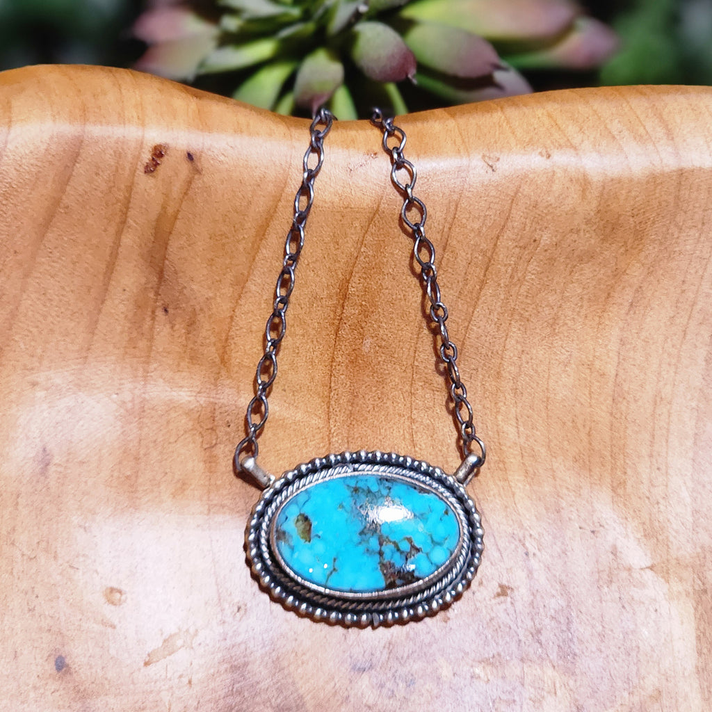 " Willa " Kingman Web Turquoise