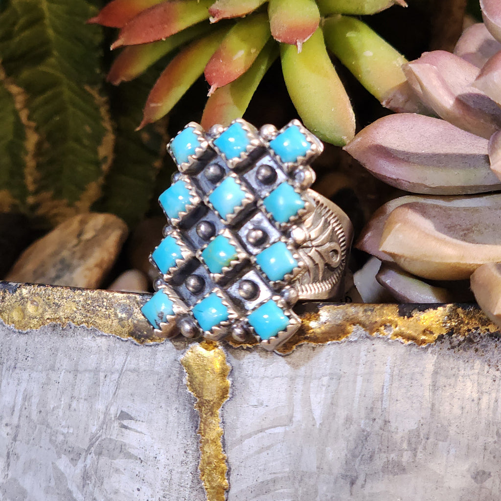 "Verley " Kingman Turquoise Ring