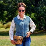 Teal Sweater Vest