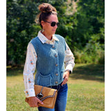 Teal Sweater Vest