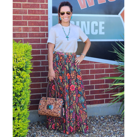 Rodeo Garden Maxi Skirt