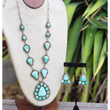 " Gloria " Vintage Turquoise Set