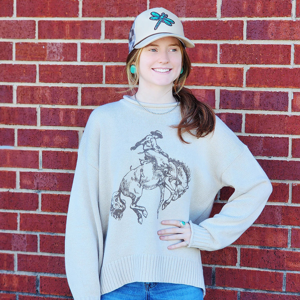 Beige Cowboy Sweater