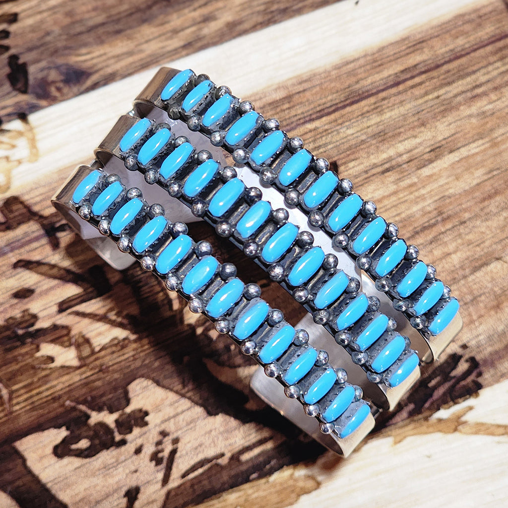 " Zetha " 3 Row Kingman Cuff