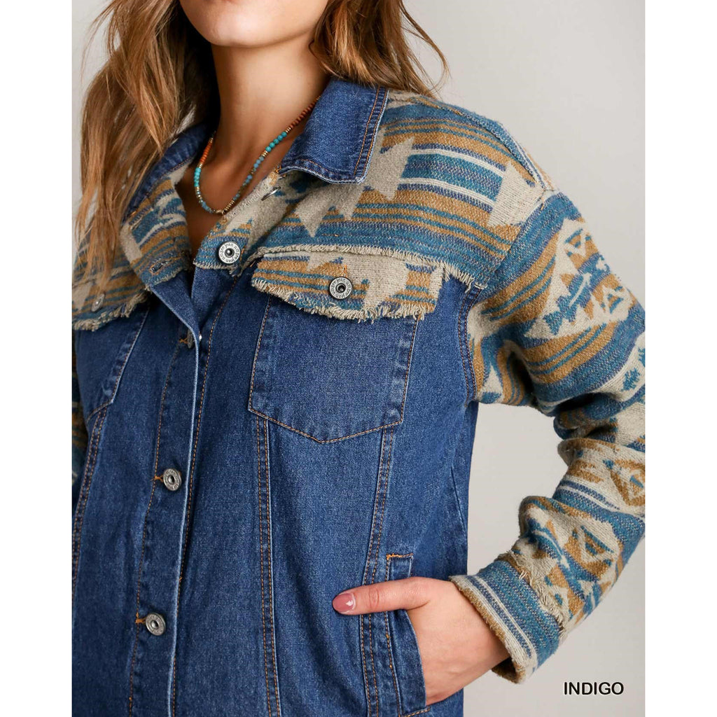 Umgee jean jacket cheap