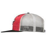 Rope Smart Heather Red/White Steer Cap
