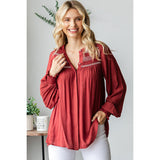 Women's Brick Smock Yoke Shirt