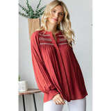 Women's Brick Smock Yoke Shirt