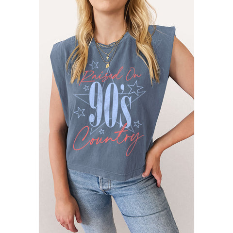 Golden Rose Women's 90's Country Muscle Tee