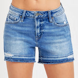 Women's Med Shadow Hem Shorts