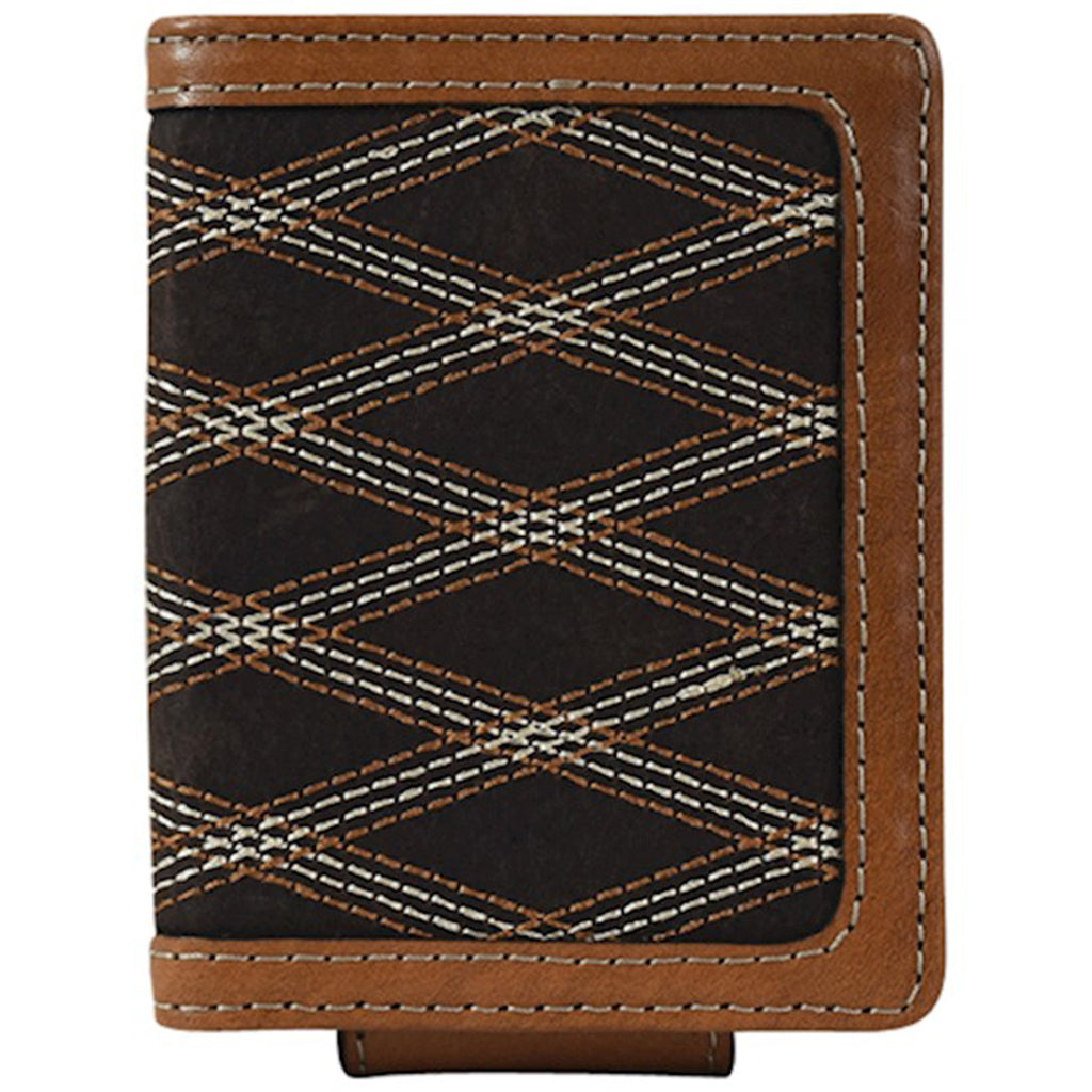 Justin Crisscross Bifold Wallet Western Edge, Ltd.