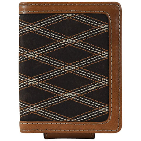 Justin Crisscross Bifold Wallet