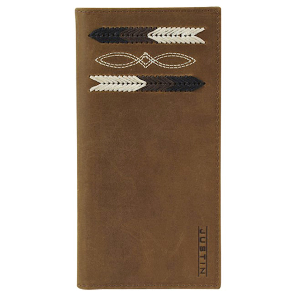 Justin Men's Rodeo Embroidery Wallet