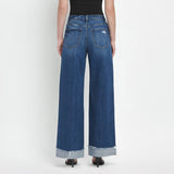 Backside view of the jeans. 