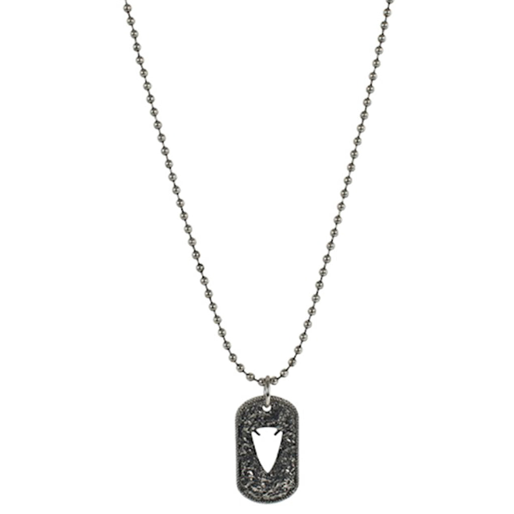 Justin Men's Arrowhead Dogtag Necklace