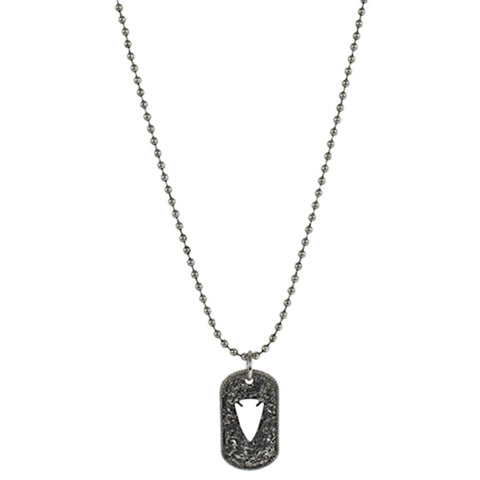 Justin Men's Arrowhead Dogtag Necklace