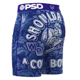 Back side of PSD Whiskey Bent Men's Shoulda Been A Cowboy Underwear 