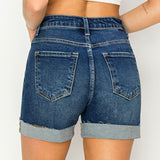 Risen High Rise Cuffed Shorts