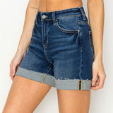 Risen High Rise Cuffed Shorts