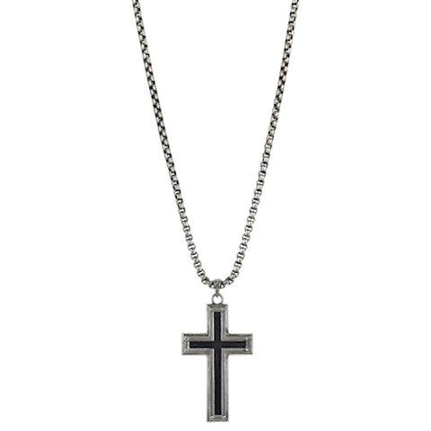 Justin Men's Reversable Cross Necklace