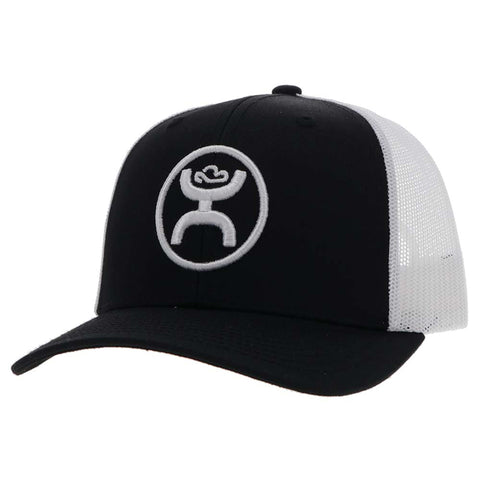 Hooey "O-Classic" Black/White Cap