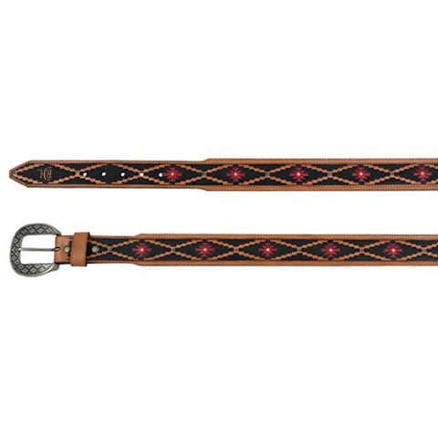 Red Dirt Men's Tooled Southwest Belt