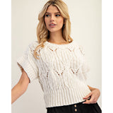 Oatmeal Cable Knit Sweater