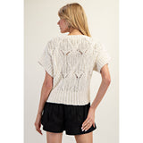 Oatmeal Cable Knit Sweater