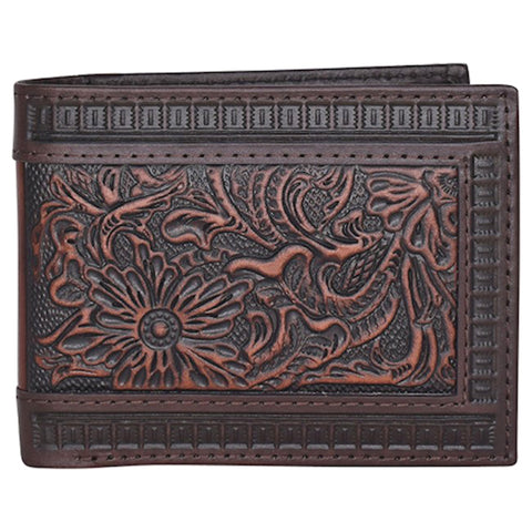 Justin Men's Leather Bifold Wallet