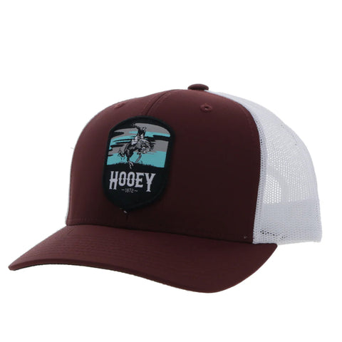 Youth "Cheyenne" Maroon/White Snapback Hat