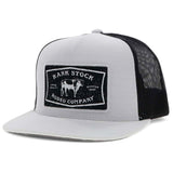 Hooey Rank Stock White/Black Cap