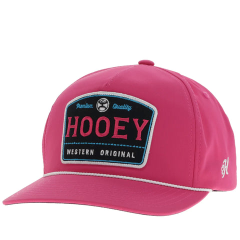 Hooey Trip Pink with Black White Pink Patch Cap