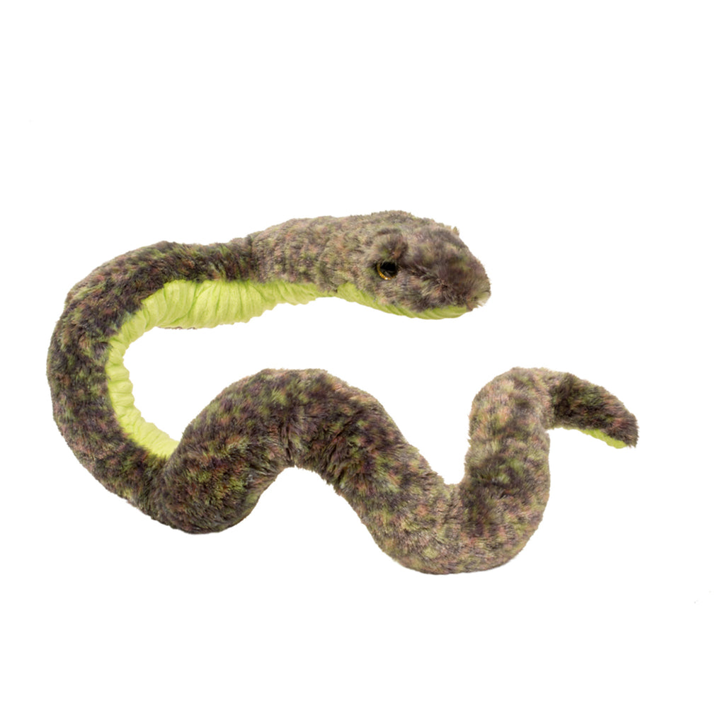 Douglas Cyril Snake 30" Plush Green Stuffed Animal 