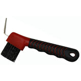 Showman 6" Grip Hoof Pick/Brush