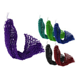 Color options for slow hay feeders - purple, blue, teal, lime, red and black
