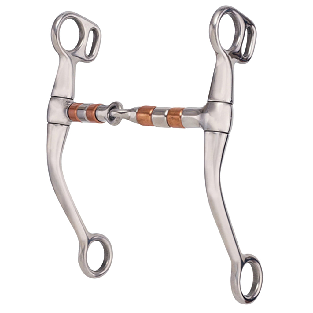 American Heritage Equine Training Snaffle Bit with Copper Rollers