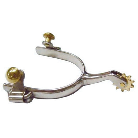 Stainless Steel Ladies Thin Barrel Spur