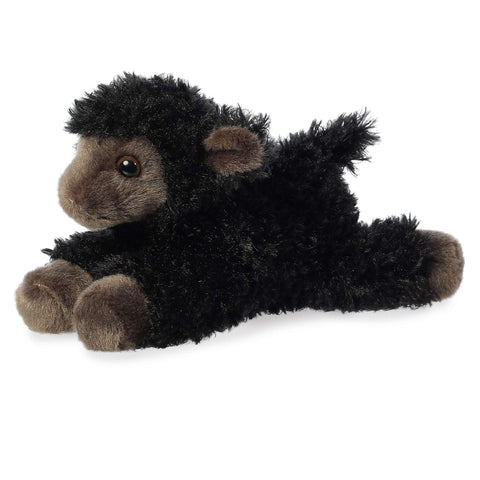 8" Ebony Stuffed Lamb