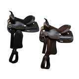 Black and Brown Basket weave Saddles