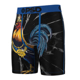 PSD® Men’s Cocky King Underwear featuring bold crown graphic and breathable MicroMesh pouch.